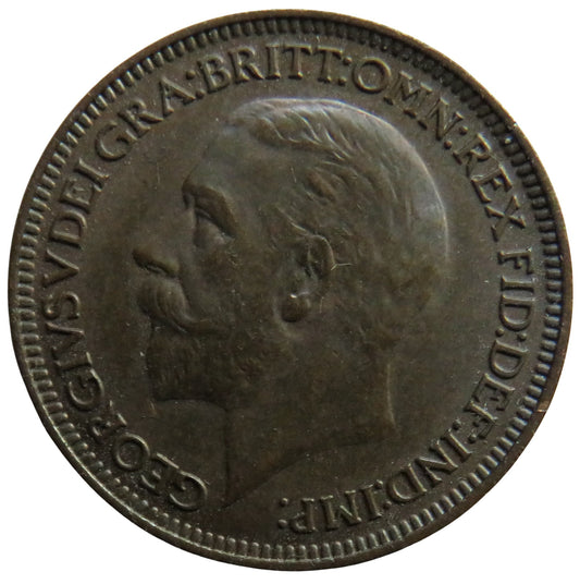 1927 King George V Farthing Coin In Higher Grade - Great Britain