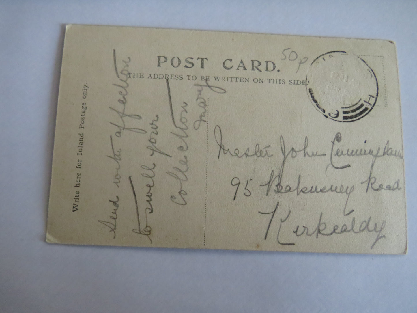 Vintage Postcard of John Knox's House Edinburgh