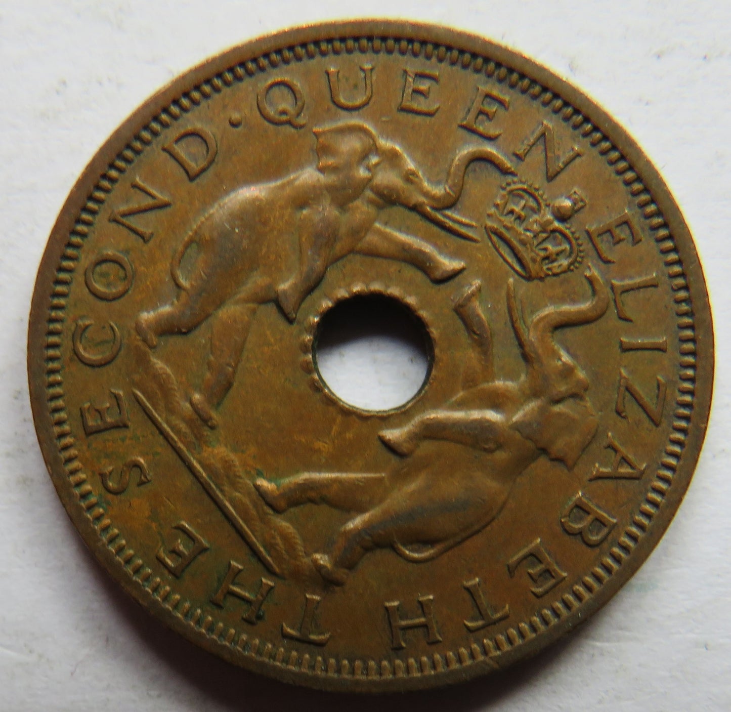 1962 Rhodesia and Nyasaland One Penny Coin