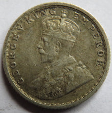 Load image into Gallery viewer, 1916 King George V India Silver 1/4 Rupee Coin
