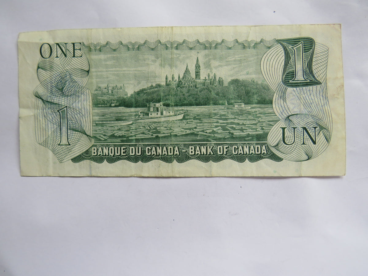 1973 Canada $1 One Dollar Banknote