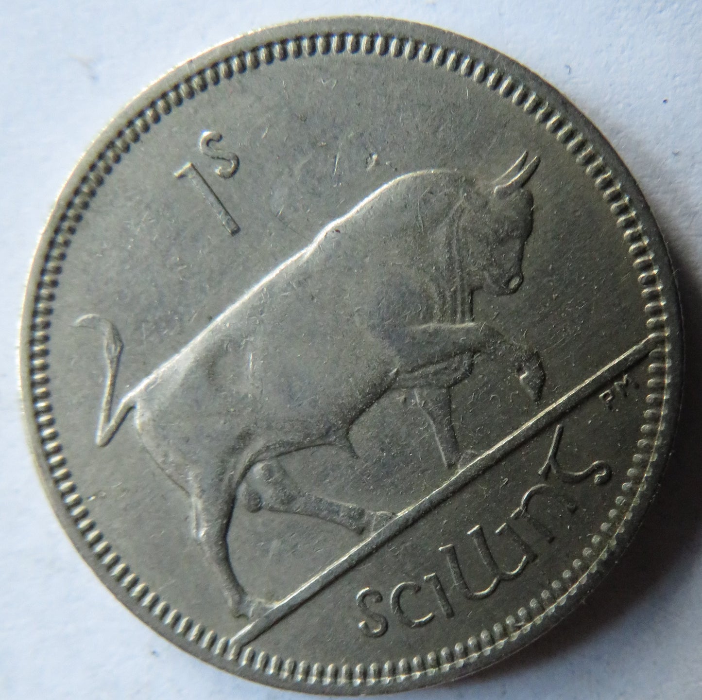 1963 Eire Ireland Shilling Coin