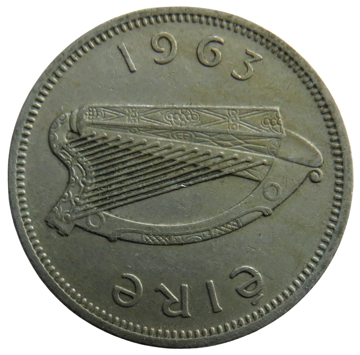 1963 Eire Ireland Shilling Coin