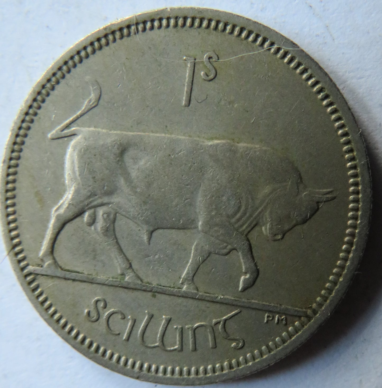 1963 Eire Ireland Shilling Coin