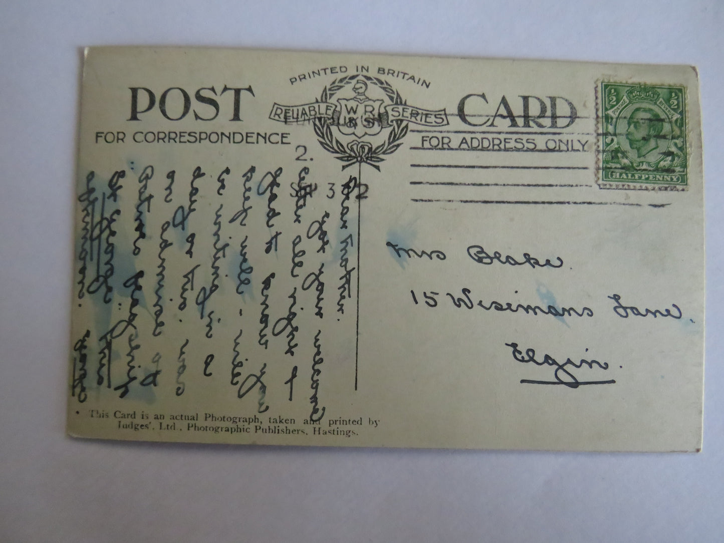Vintage Postcard of St Giles Edinburgh 1912