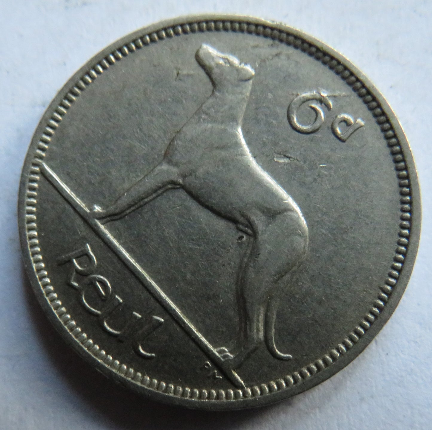1928 Ireland Sixpence Coin