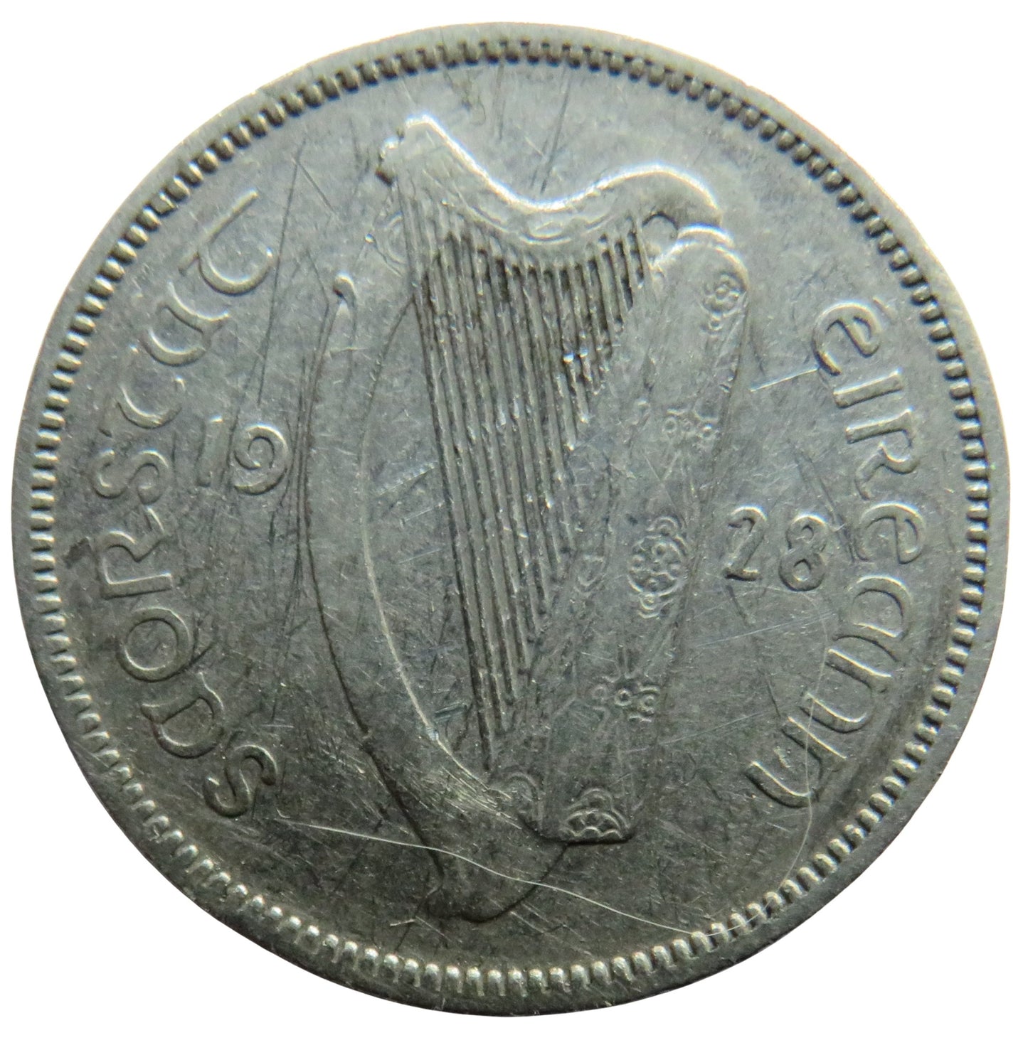 1928 Ireland Sixpence Coin