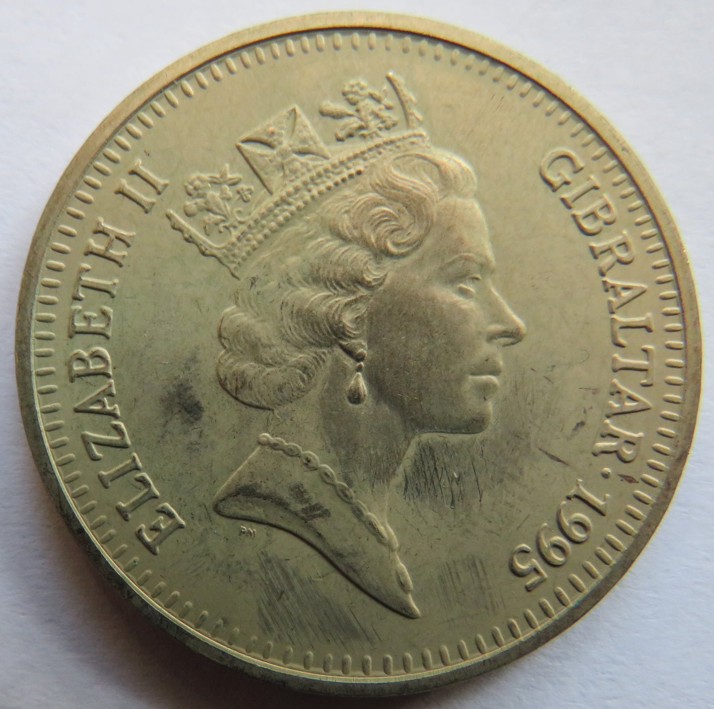 1995 Gibraltar £5 Coin VJ Day 1945