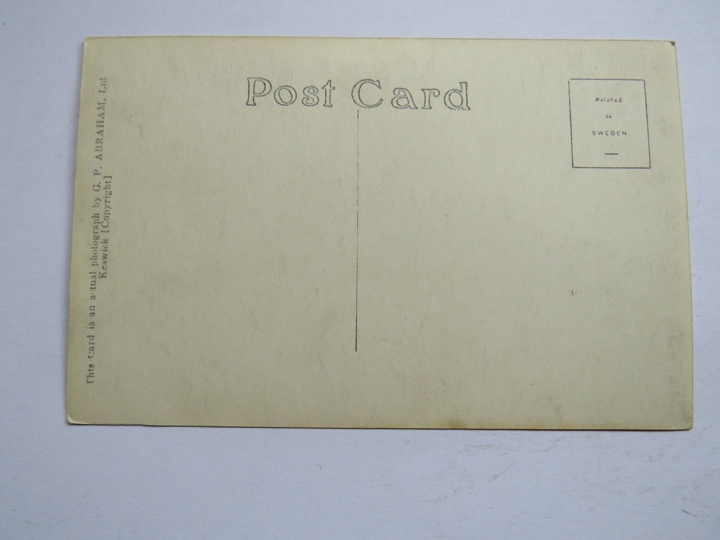 Vintage Postcard of Rydal Mount Wordsworth Hotel