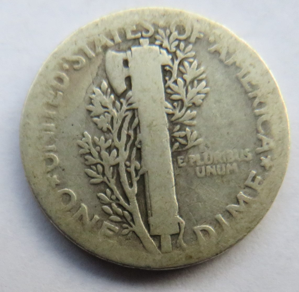 1925 USA Silver Mercury Dime Coin