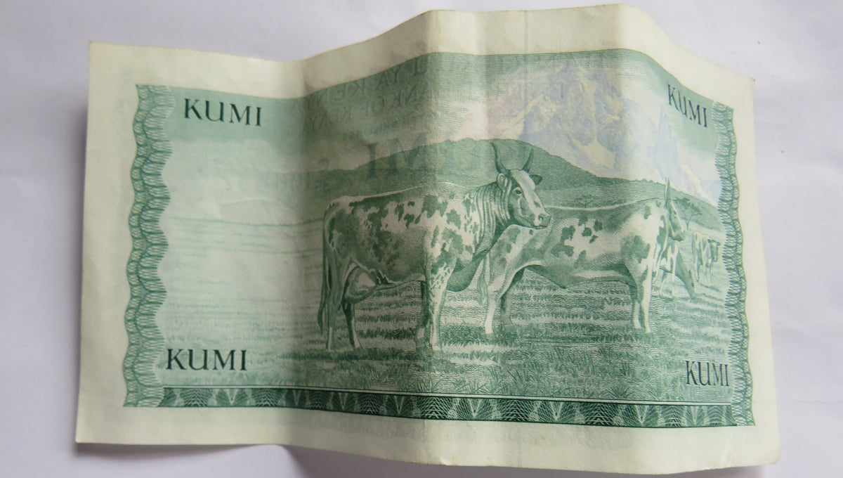 1978 Central Bank of Kenya 10 Shillings / Kumi Banknote