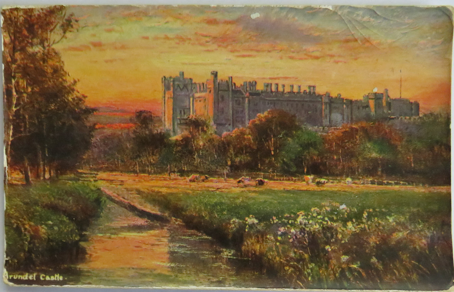 Antique Postcard of Arundel Castle