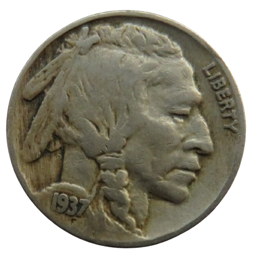 1937 USA Buffalo Nickel Coin