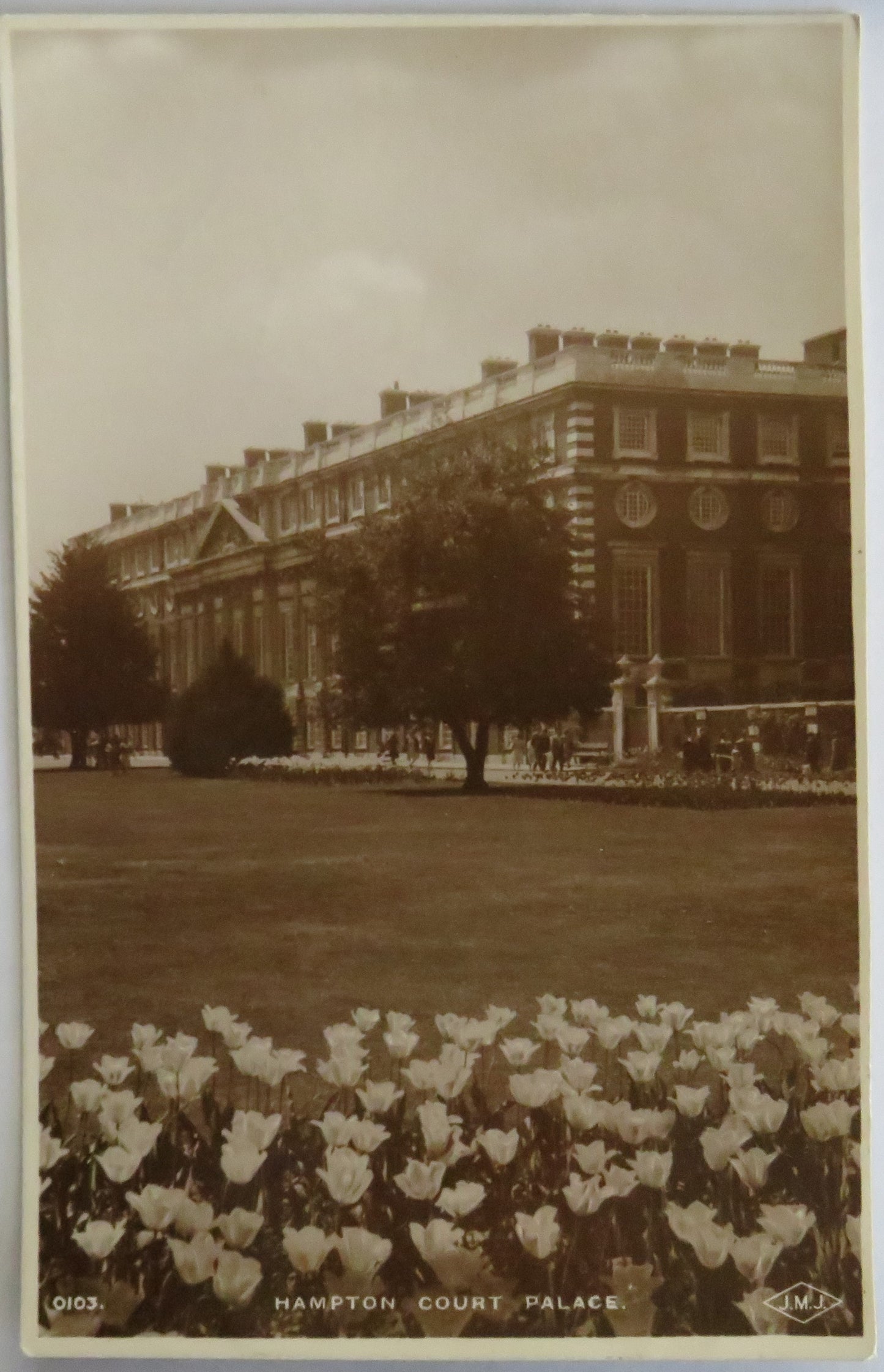 Vintage Postcard of Hampton Court Palace