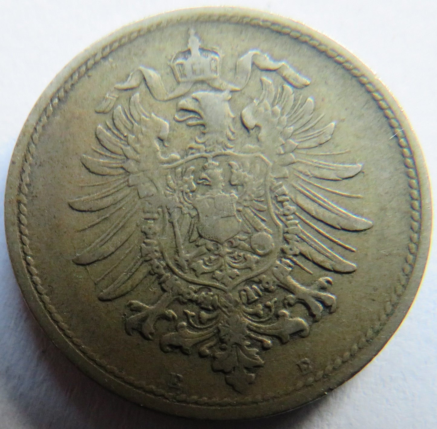 1875-E Germany - Empire 10 Pfennig Coin