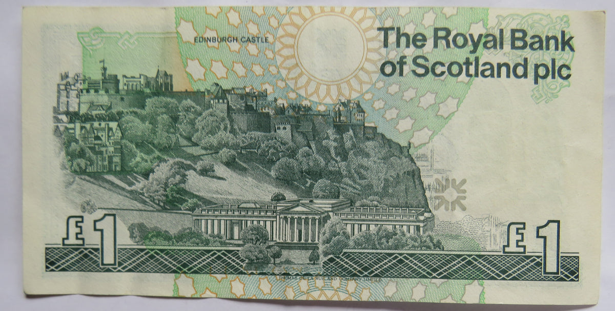 1996 The Royal Bank of Scotland £1 One Pound Banknote