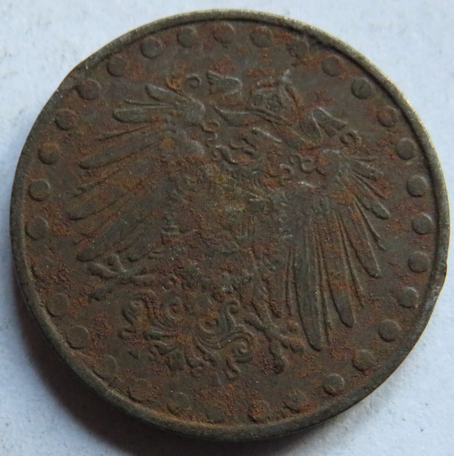 1917 Germany - Empire 10 Pfennig Coin