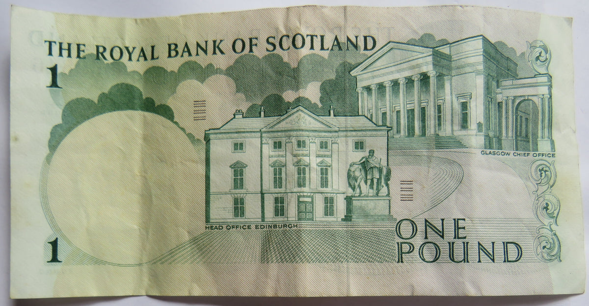 1967 The Royal Bank of Scotland £1 One Pound Banknote