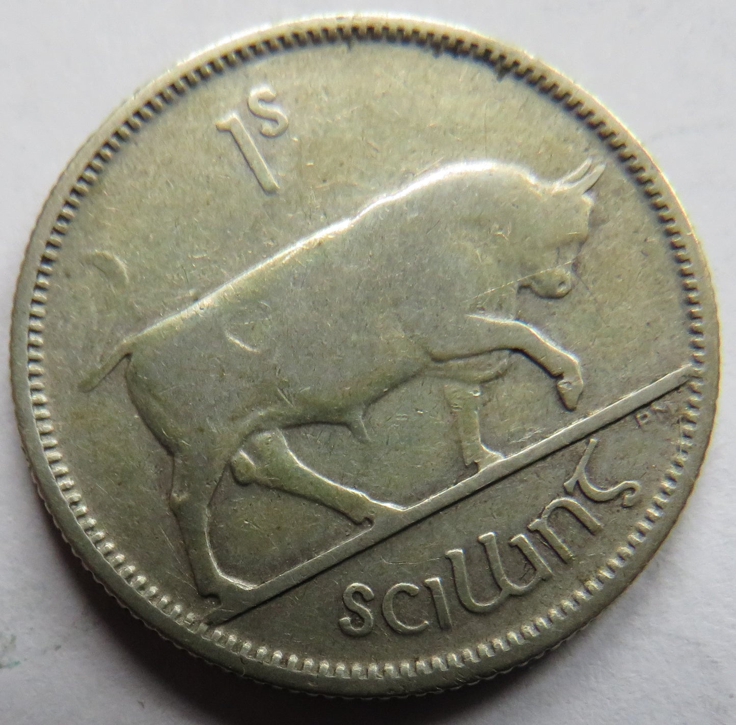 1928 Ireland Eire Silver Shilling Coin