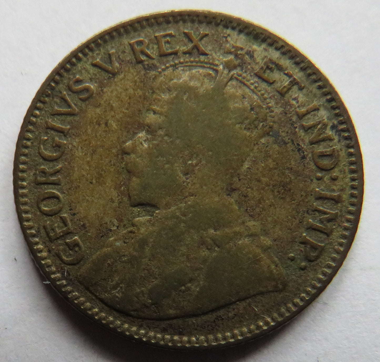 1922 King George V East Africa 50 Cents 1/2 Shilling Coin