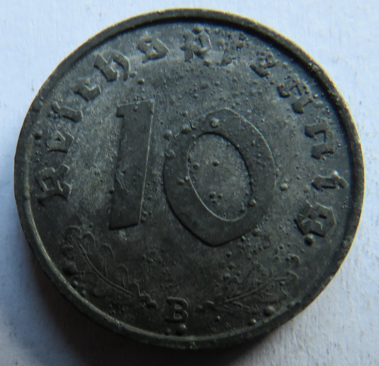 1944 Germany - Third Reich 10 Reichspfennig Coin - WWII
