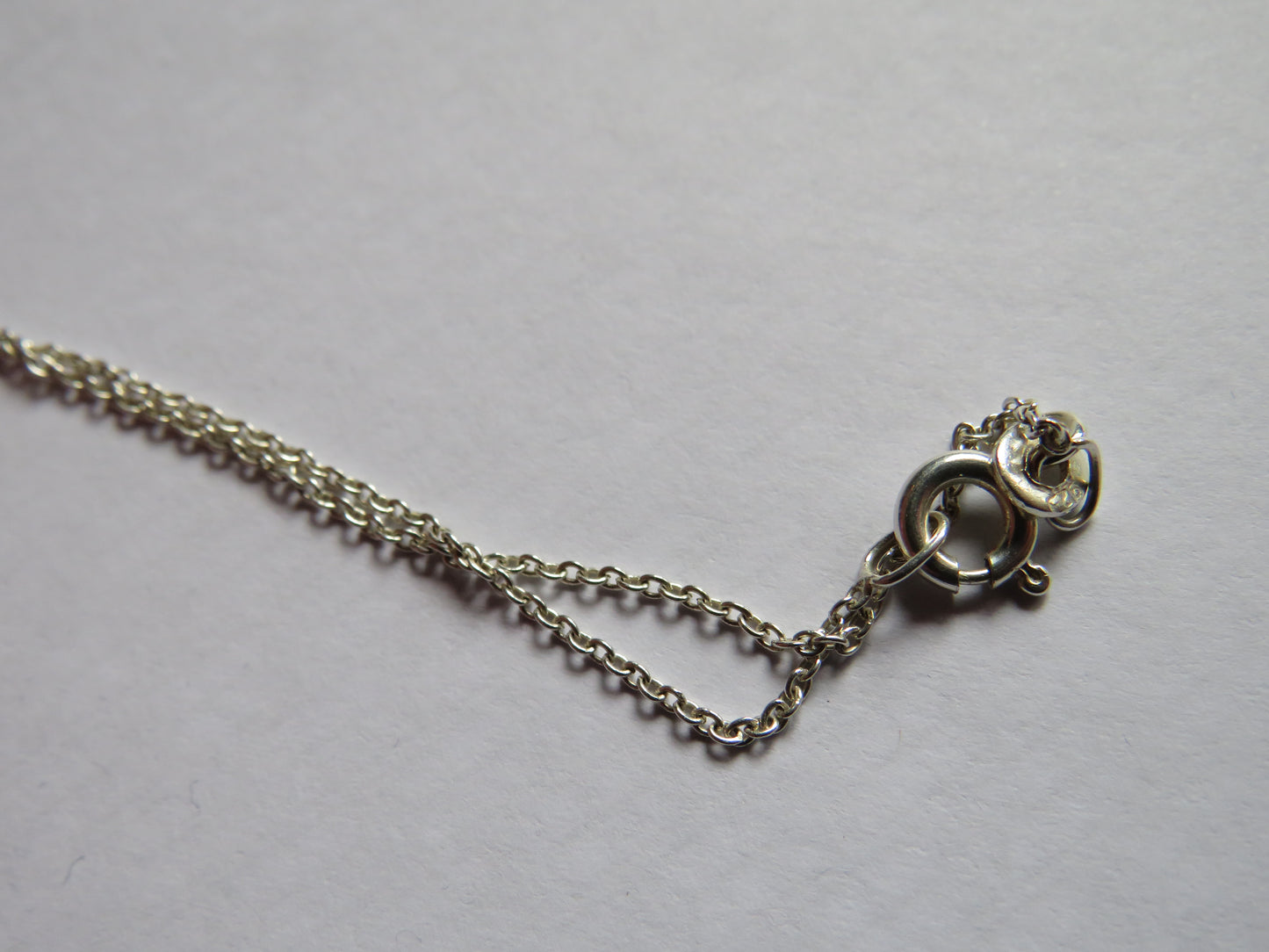 A Nice Quality Ladies Silver Pendant & Necklace In the Art Nouveau Style