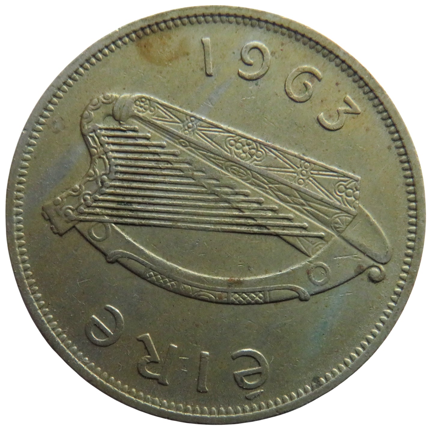 1963 Ireland Eire Halfcrown Coin