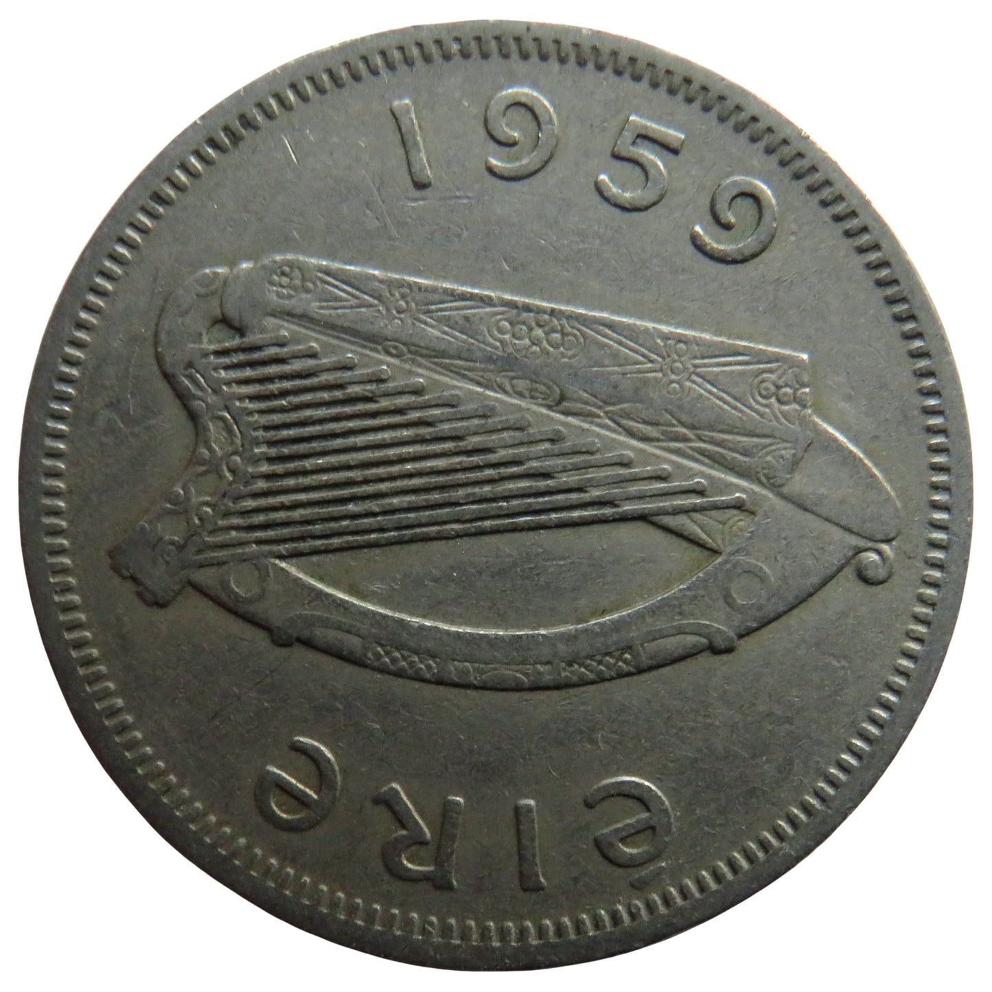 1959 Ireland Eire Florin / 2 Shillings Coin