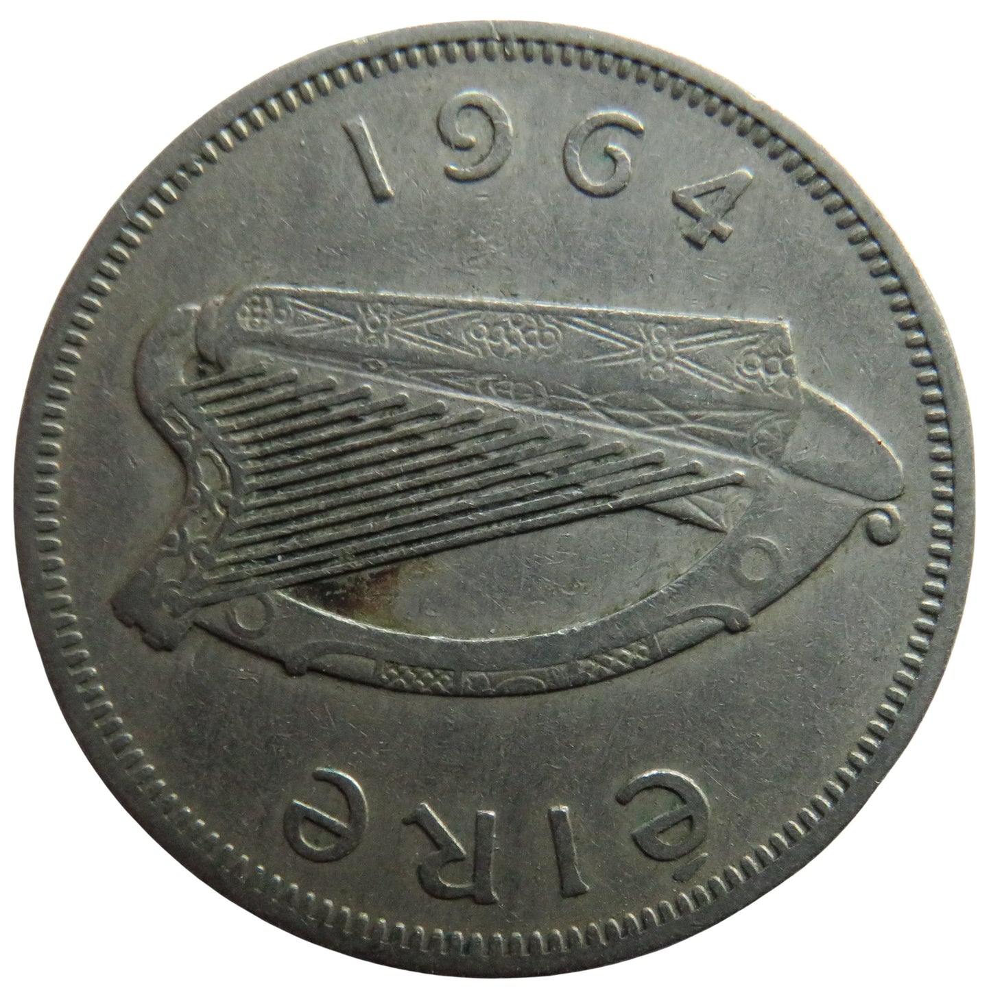 1964 Ireland Eire Florin / 2 Shillings Coin