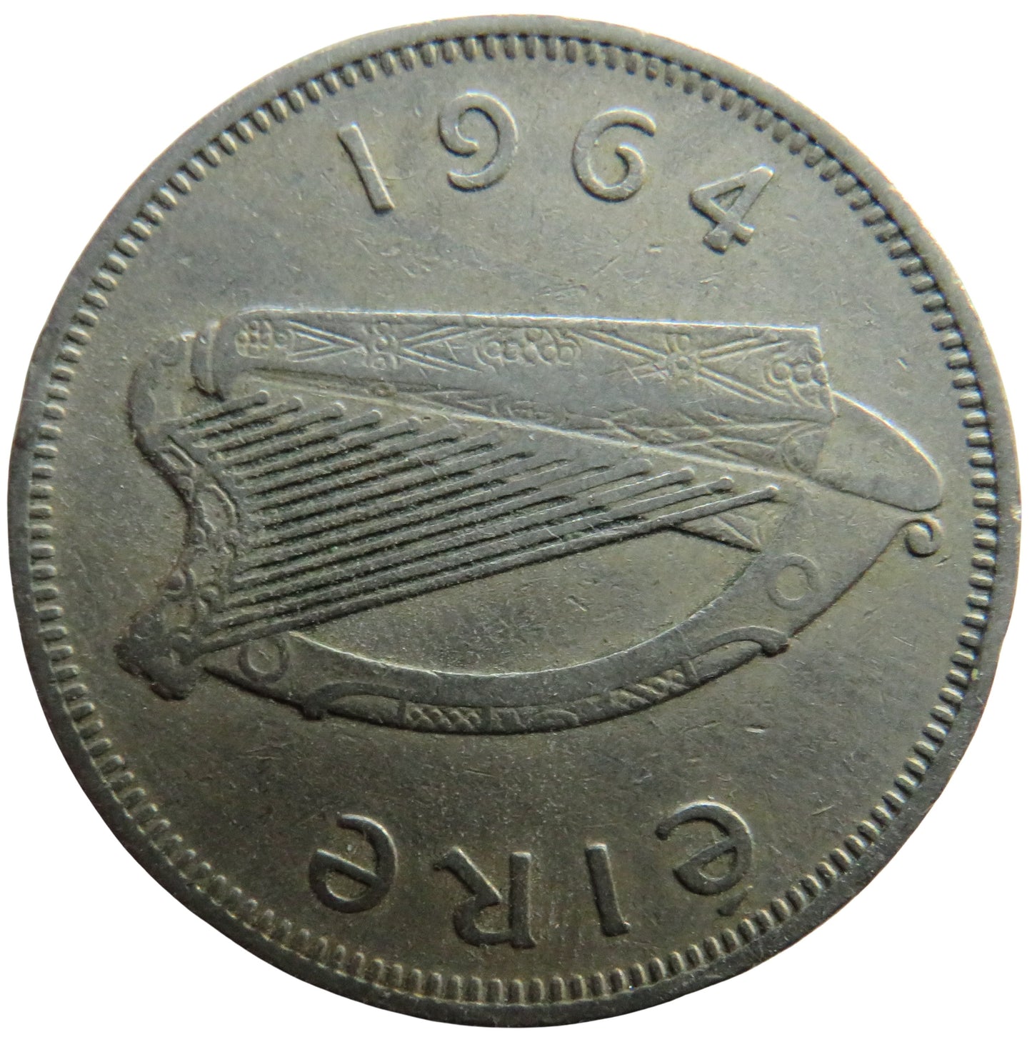 1964 Ireland Eire Florin / 2 Shillings Coin