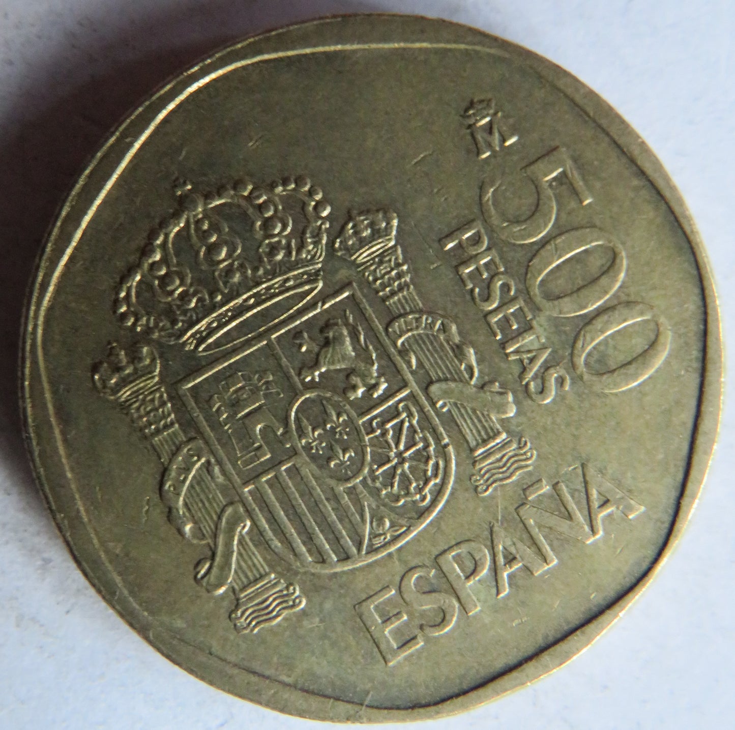 1989 Spain 500 Pesetas Coin