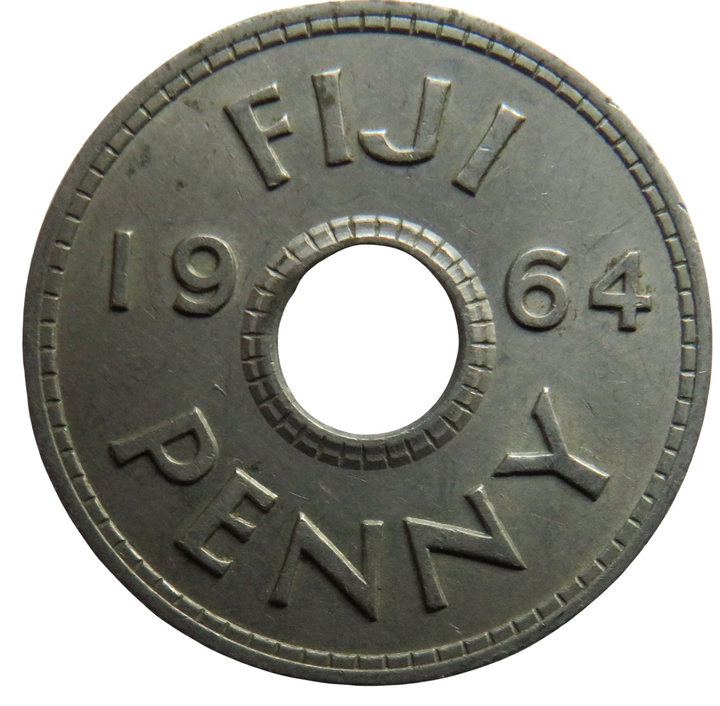 1964 Fiji One Penny Coin