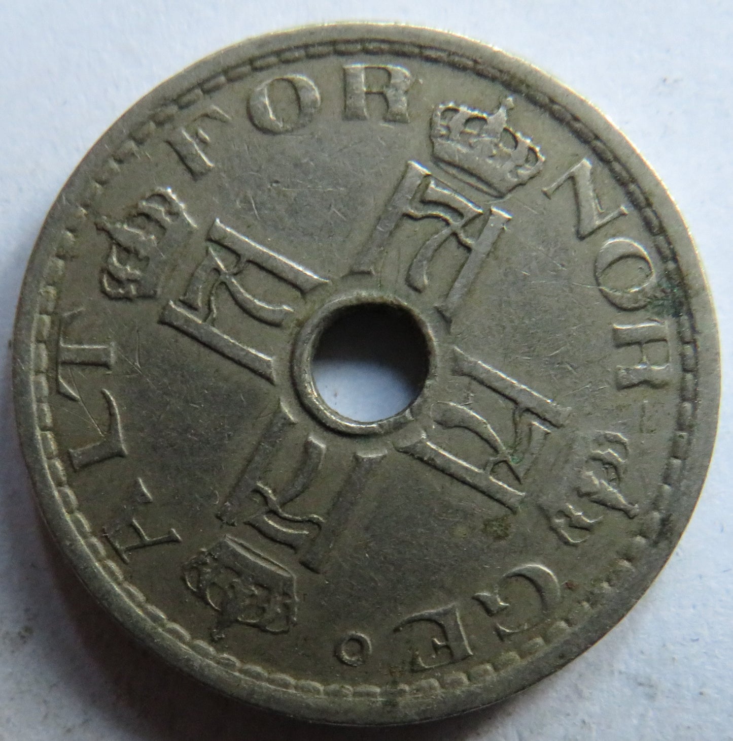 1926 Norway 50 Ore Coin