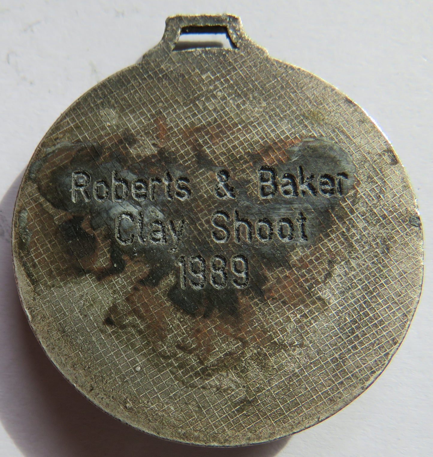 1989 Clay Pigeon Shoot Medal