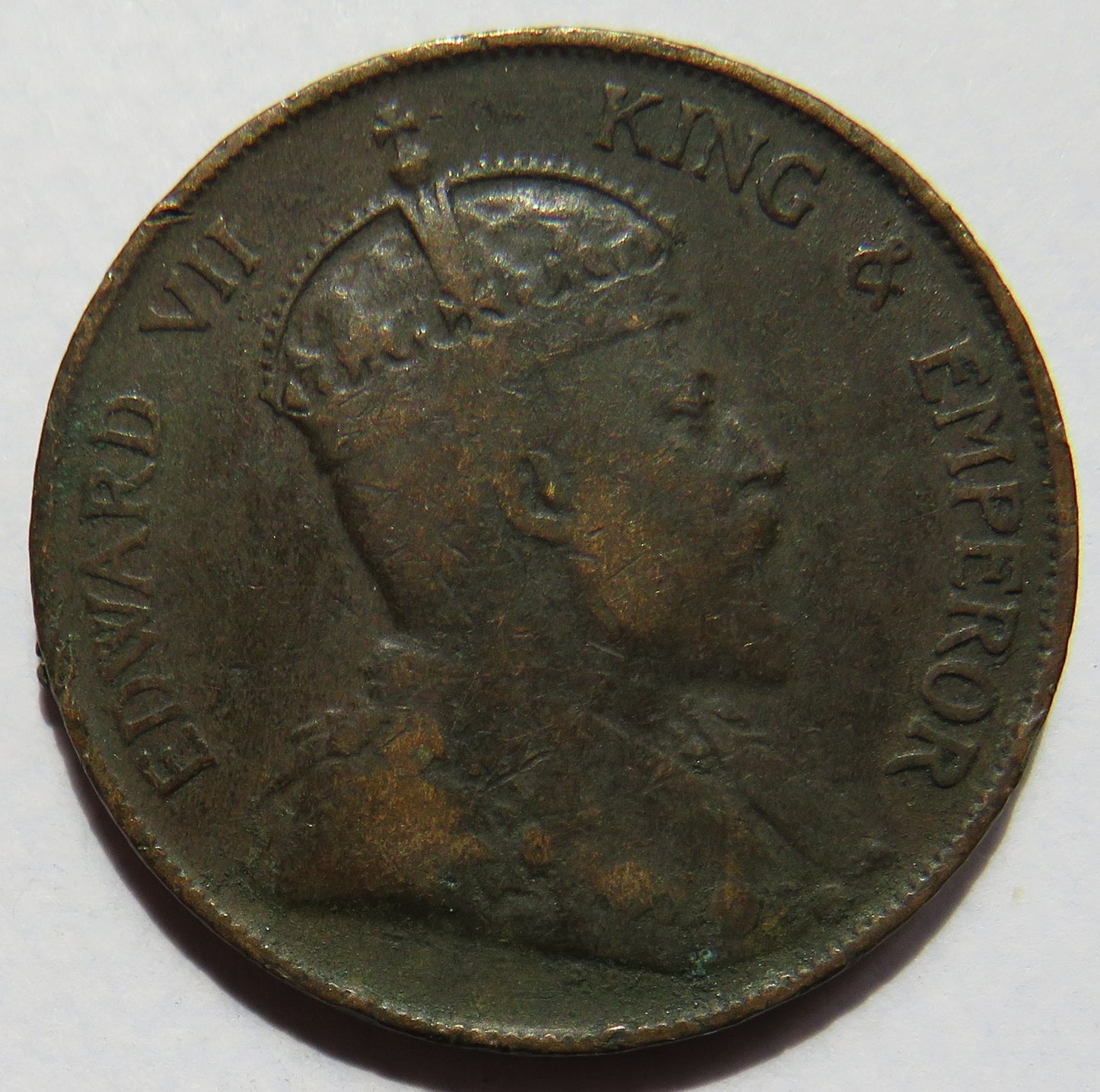 1904 King Edward VII Hong Kong One Cent Coin