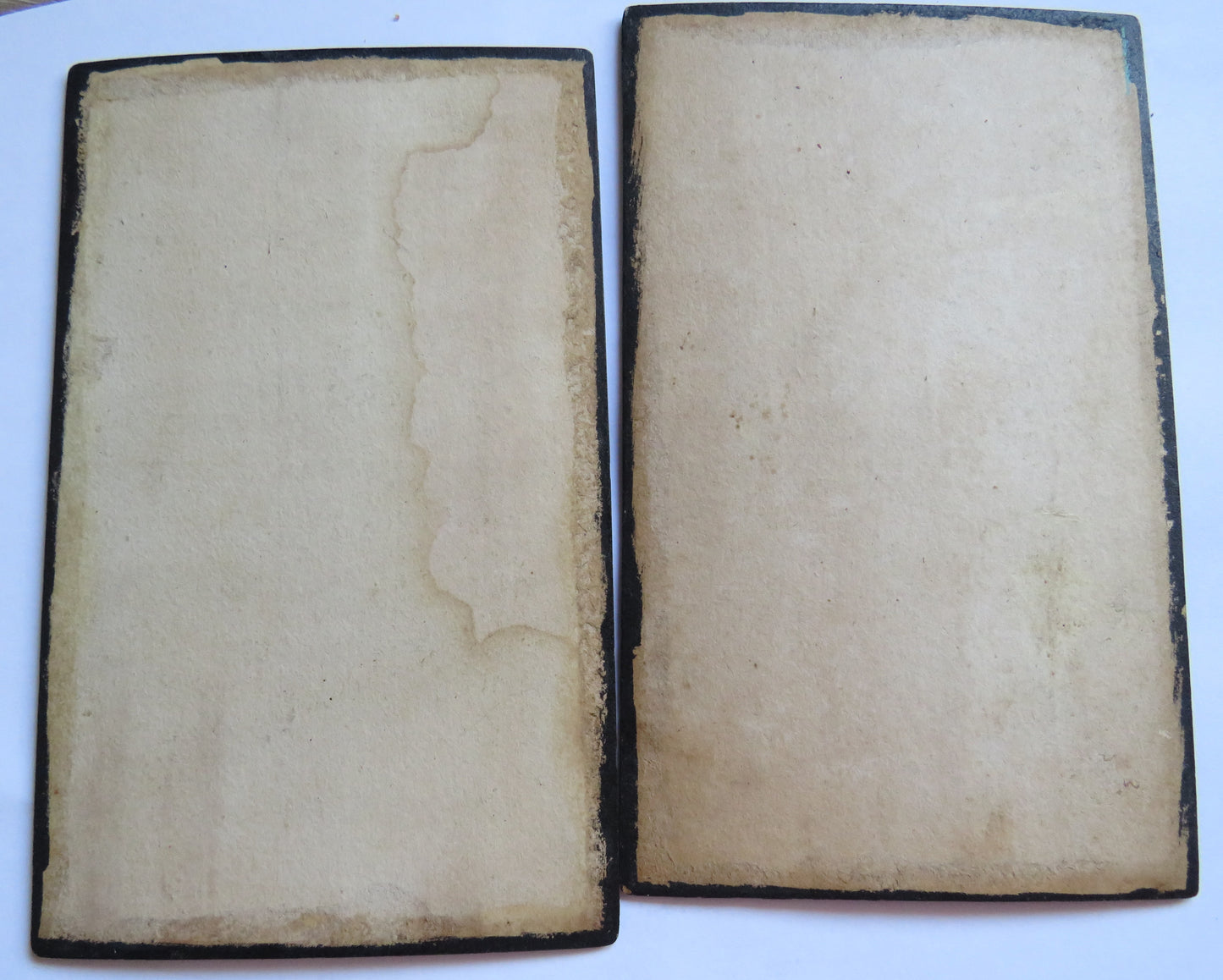 Antique Mauchline Tartan Ware Book Boards