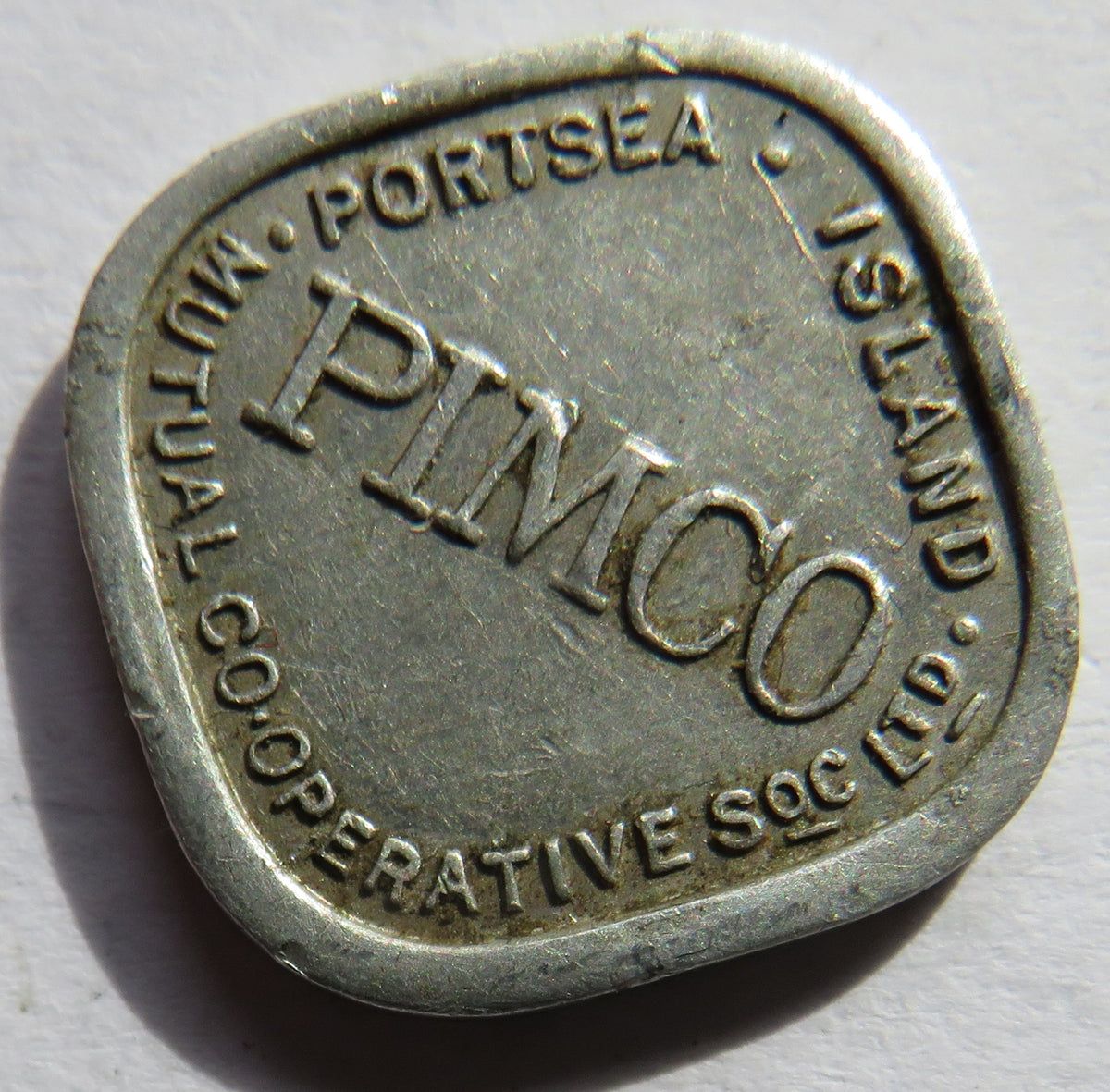 PIMCO 1 Pint Bread Vintage Token Portsea Island Mutual Co-operative Society