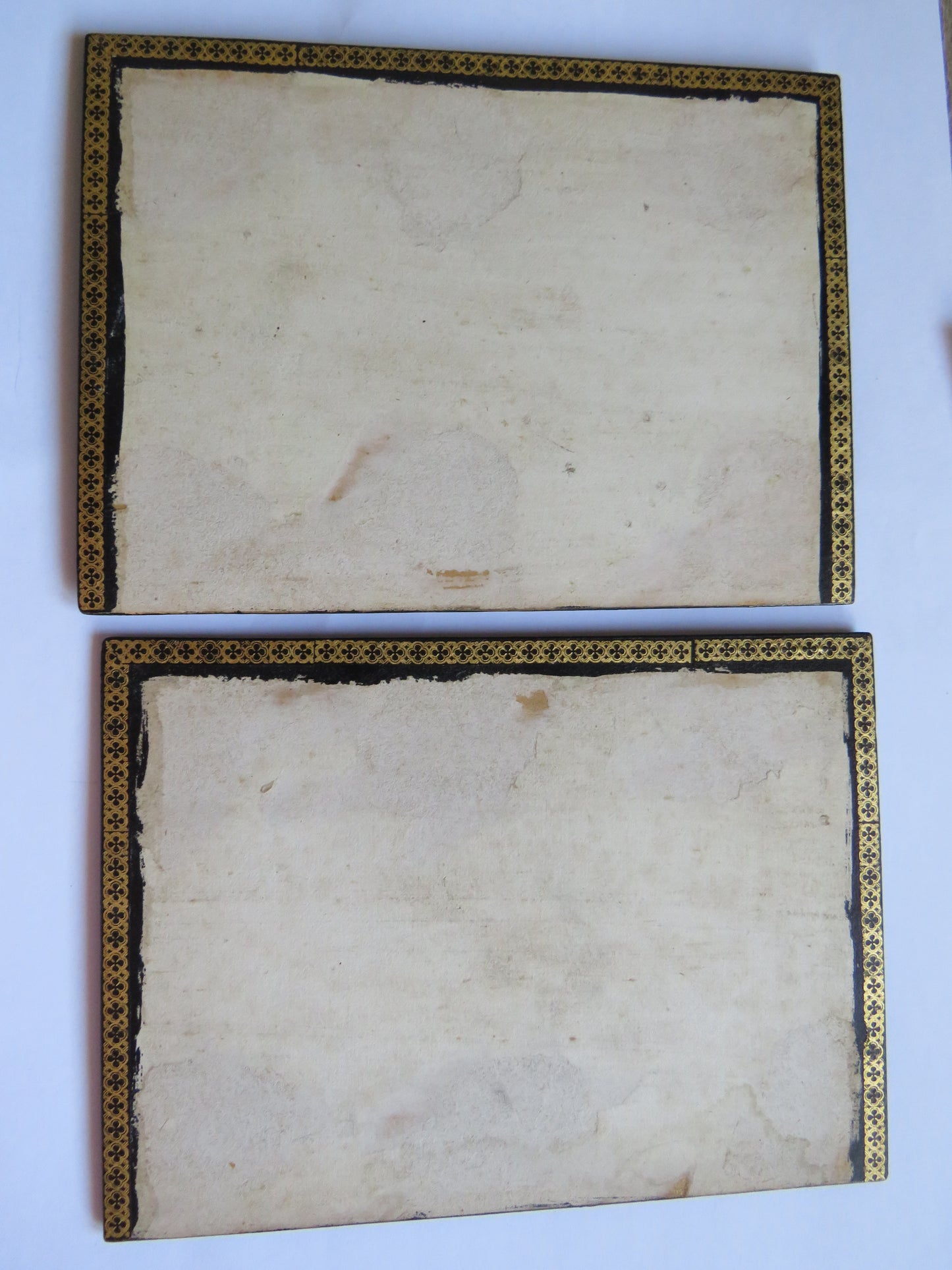 Antique Mauchline Tartan Ware Book Boards Edinburgh Castle Image Gordon Tartan