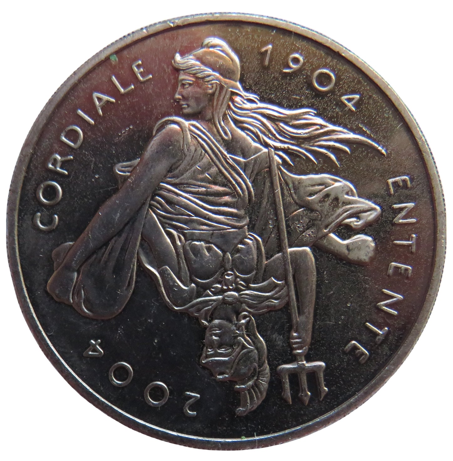 1904-2004 100 Year Anniversary Entente Cordiale Commemorative £5 Coin