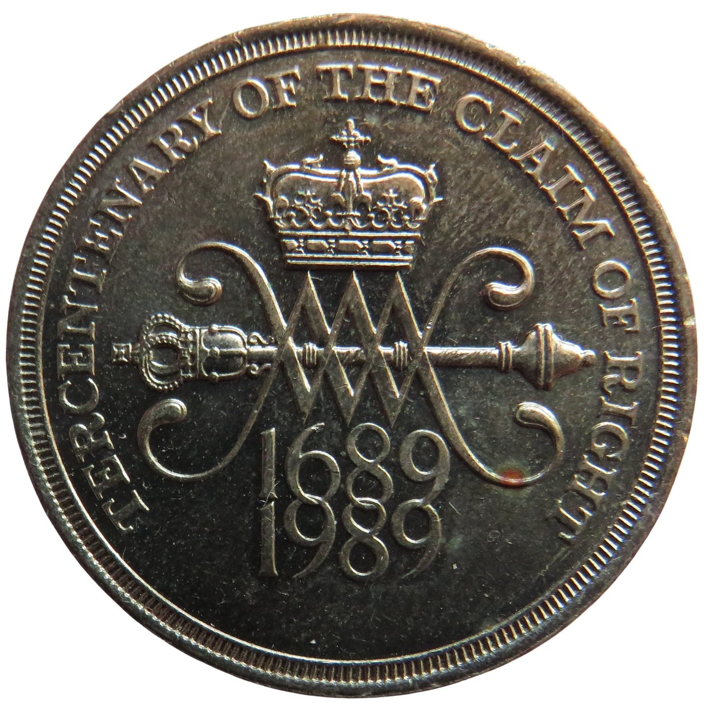 1689-1989 Tercentenary Of The Claim Of Rights £2 Two Pound Coin