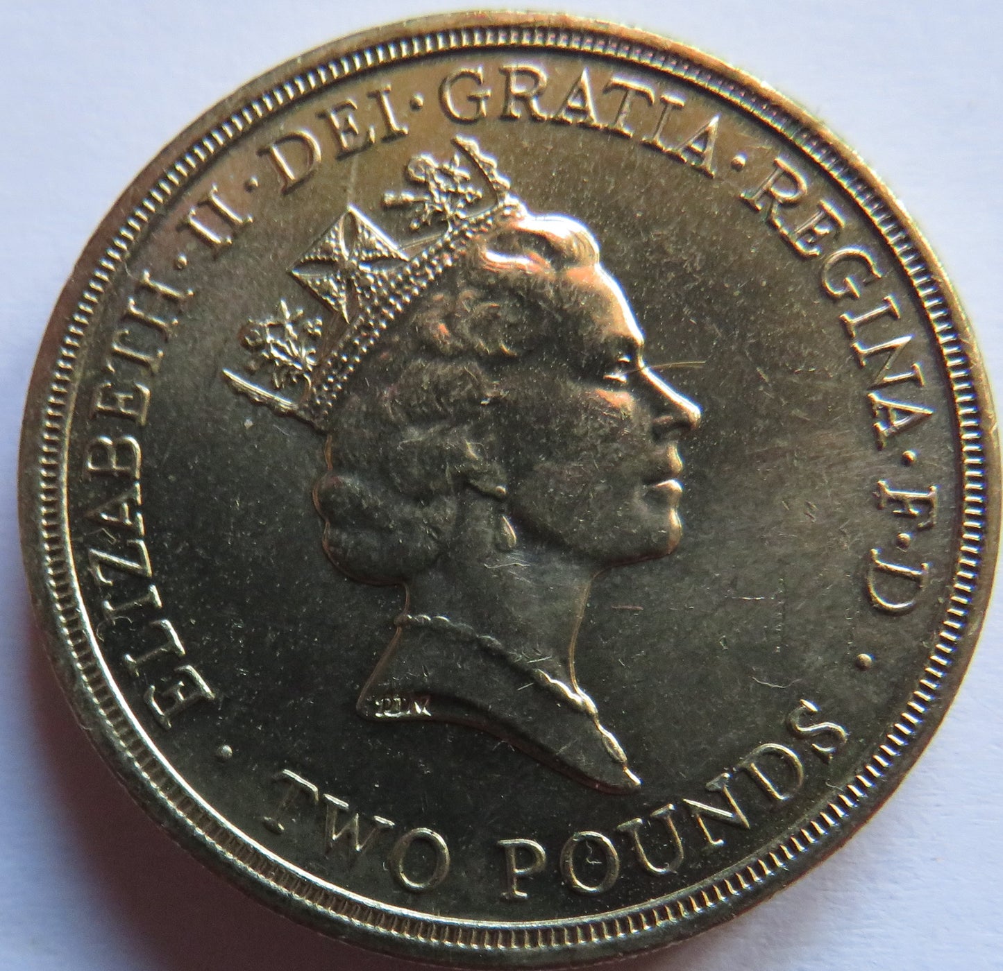 1689-1989 Tercentenary Of The Claim Of Rights £2 Two Pound Coin