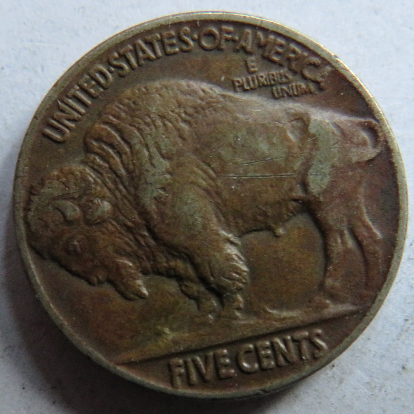 1936 USA Buffalo Nickel Coin 