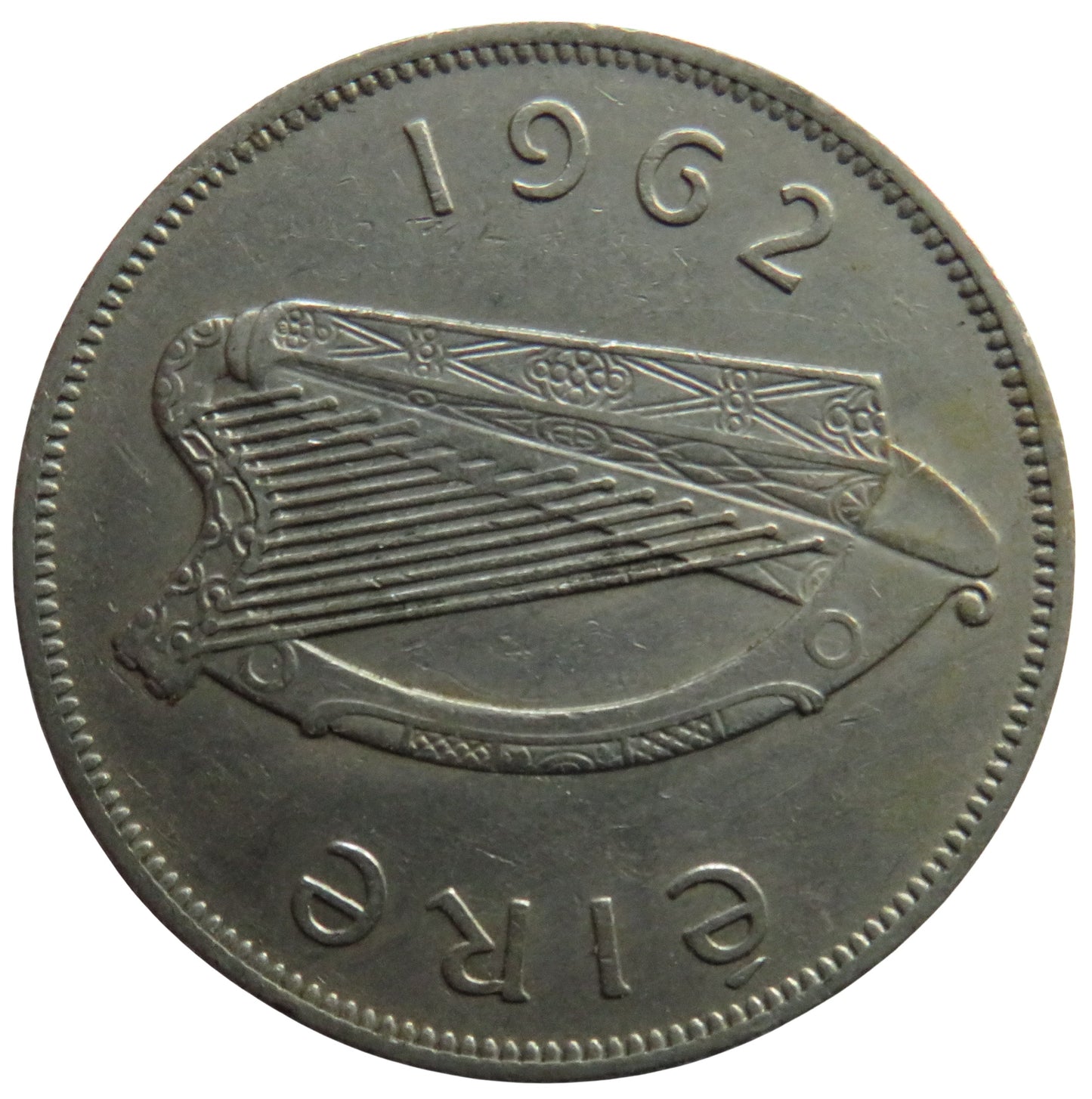 1962 Ireland Eire Halfcrown Coin