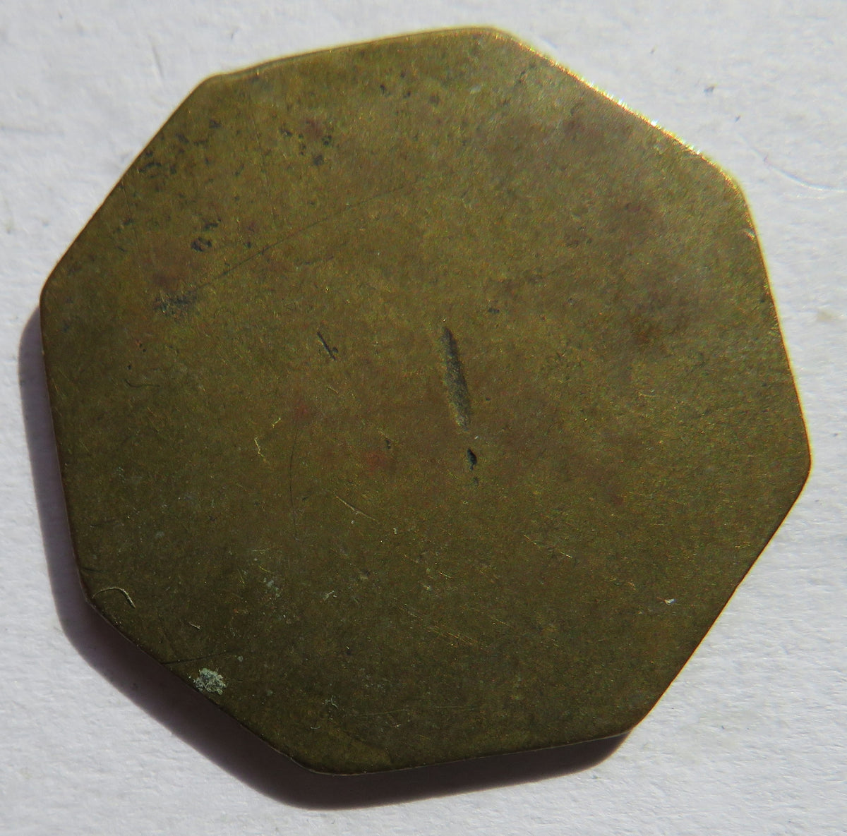 Derby Corporation Tramways Prepaid 1d One Penny Token