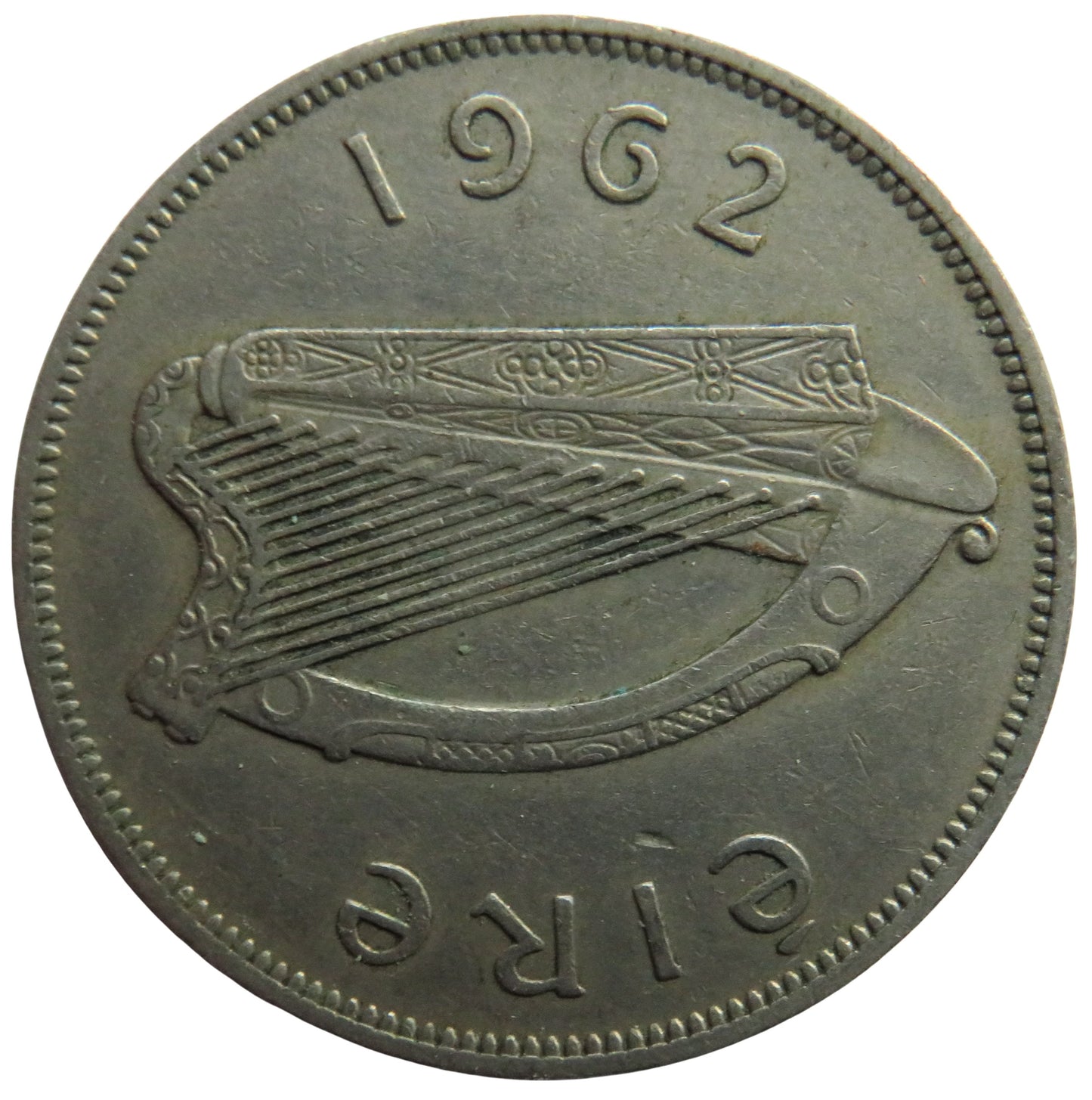 1962 Ireland Eire Halfcrown Coin