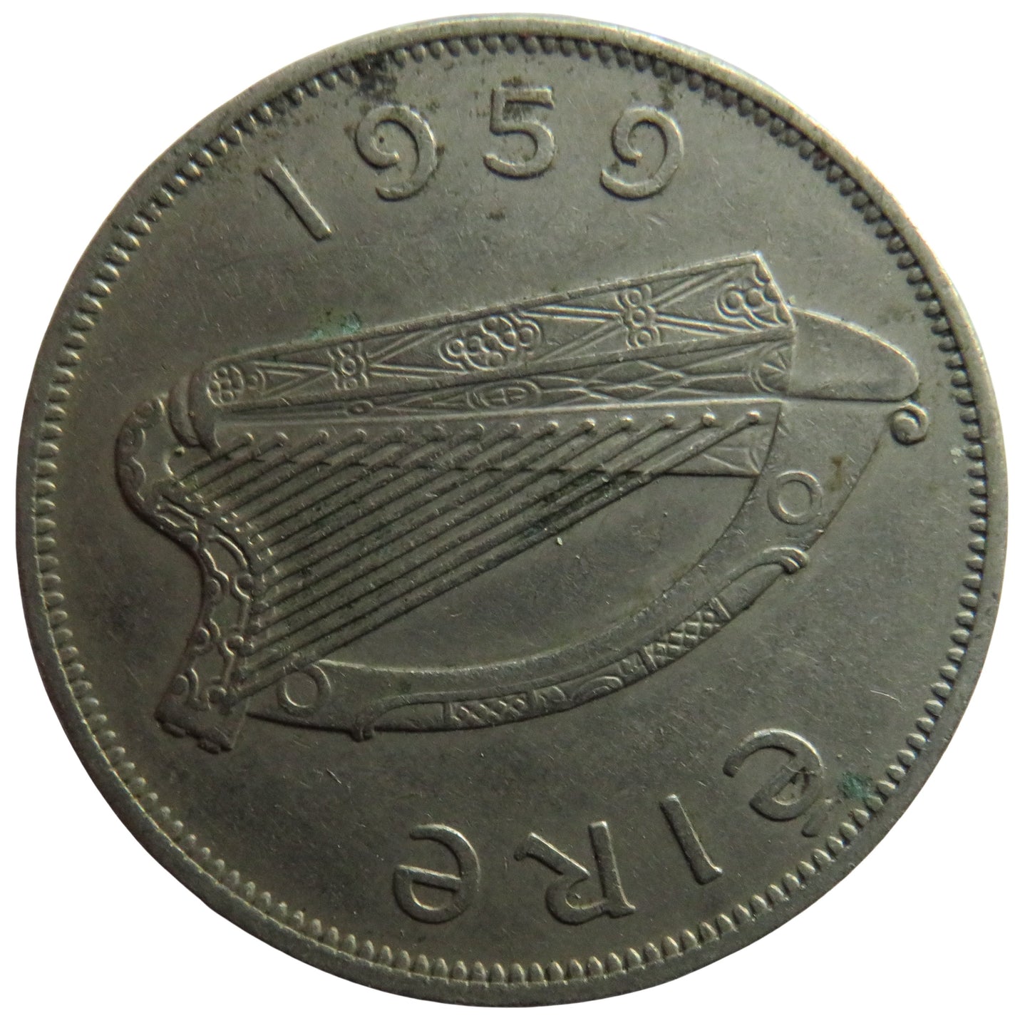 1959 Ireland Eire Halfcrown Coin