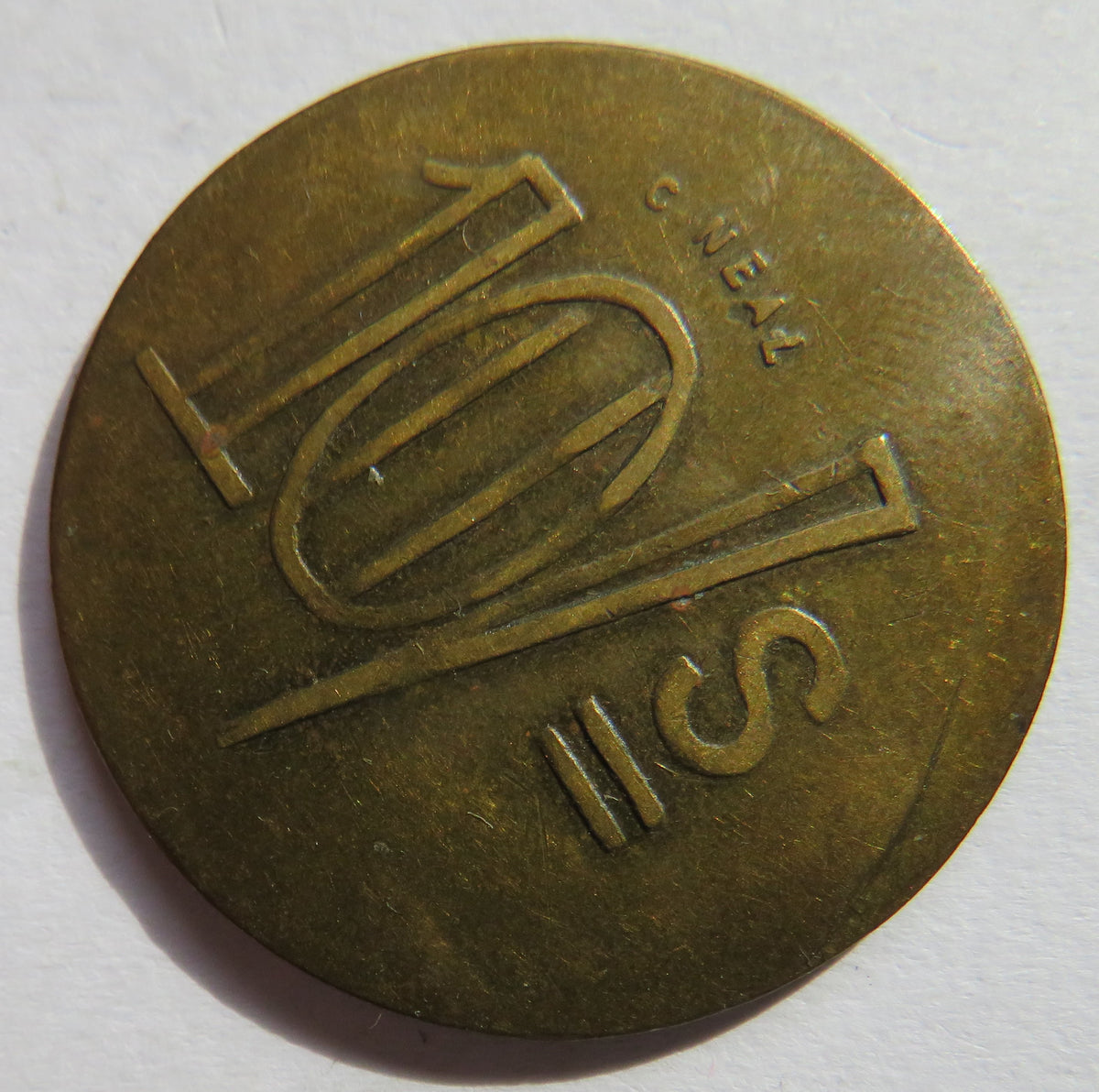 Marshall & Partners Ltd Spitalfields Market 10/- Token