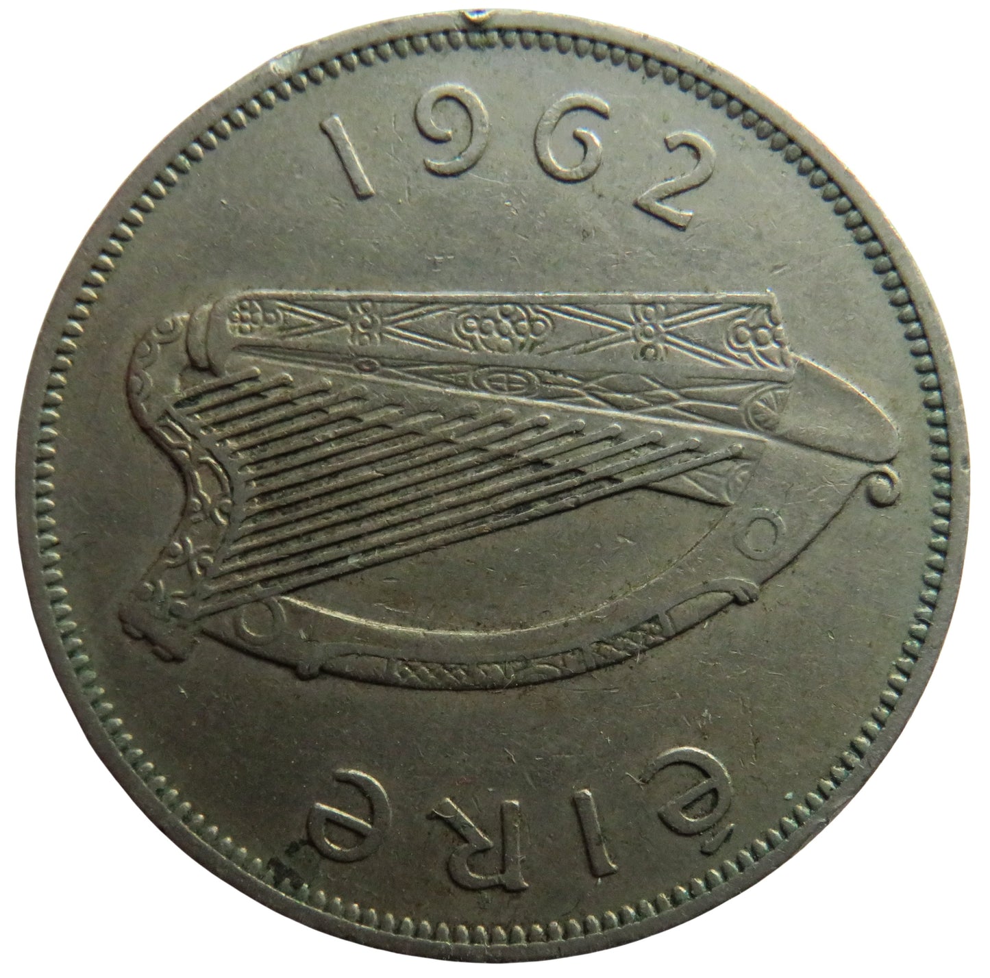 1962 Ireland Eire Halfcrown Coin