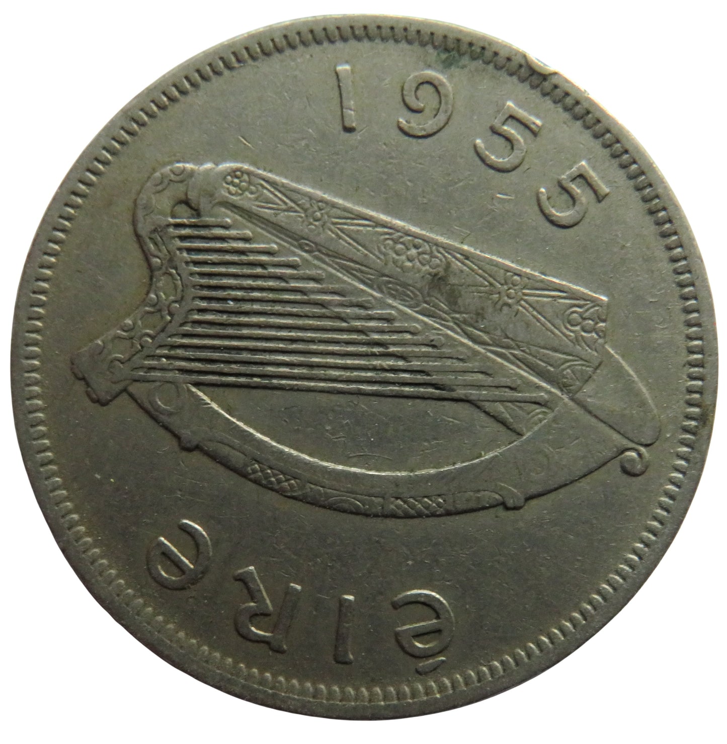 1955 Ireland Eire Halfcrown Coin