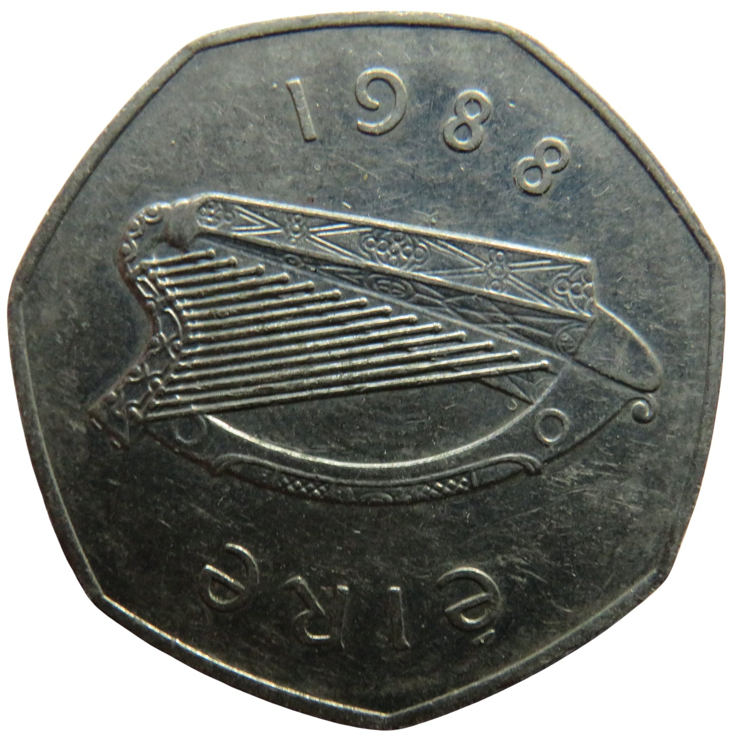988-1988 Ireland Dublin Millennium 50p Fifty Pence Coin